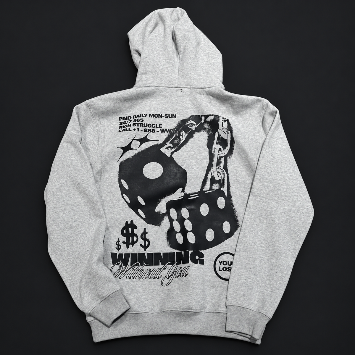 WWY “Ash Signature” Hoodie — back view