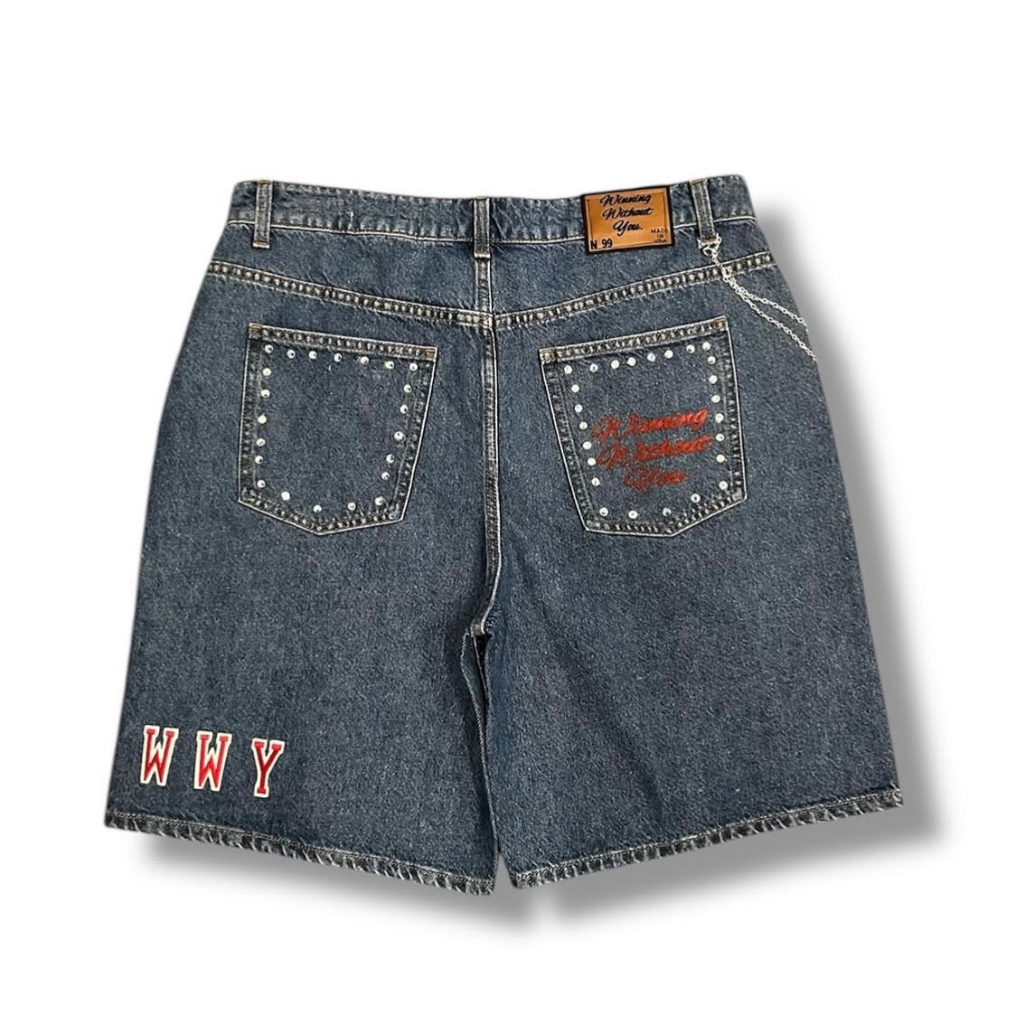 WWY Atelier Denim 04 Heartstud Charcoal back
