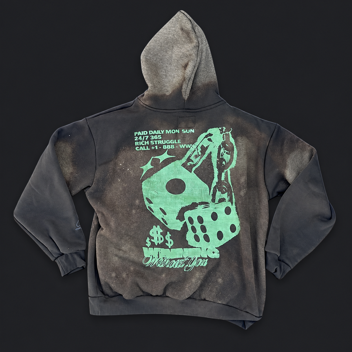 WWY “Private Flight” Hoodie — back view